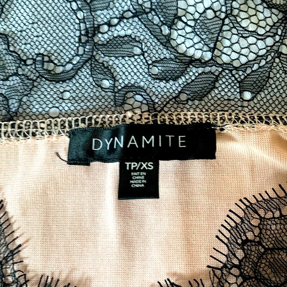 Dynamite Women’s Size XS Lace Top - Picture 5 of 8